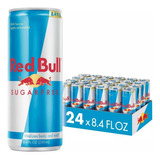 Red Bull Sin Azúcar Bebida Energética 24 Piezas 250ml