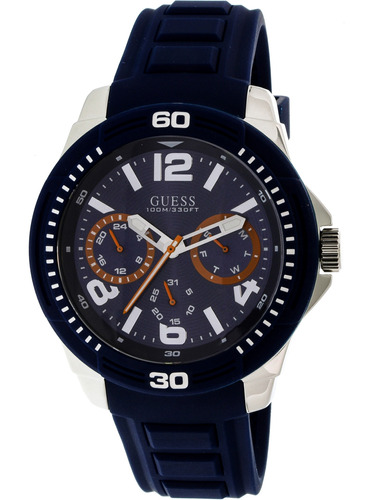 Reloj Guess Para Hombre (u0967g2) Silicona Azul Cuarzo