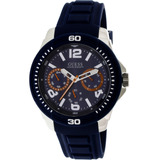 Reloj Guess Para Hombre (u0967g2) Silicona Azul Cuarzo