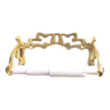 Porte Rollo De Bronce Mate Accesorio Baño