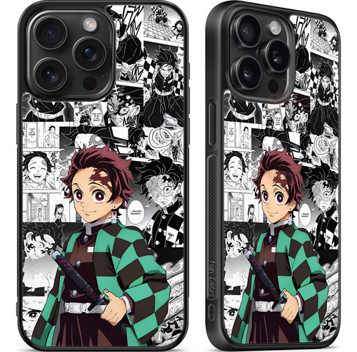 Funda Tanjiro Kamado Demon Slayer Manga Collage Anime Deluxe