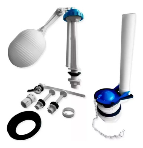 Set Estanque Wc Fitting Universal Kit Completo