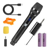 Micrófono Hisemy Micrófono Accesorios Para Pc Microfono Inalambrico Dinámico Unidireccional Color Gris