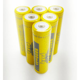 6 Baterias Recarregável 18650 9800mah 3.7v Lanterna Tática