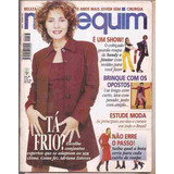 Manequim Nº 463 Julho De 1998 Com Moldes Adriana Esteves