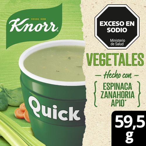 Knorr Sopa Instantanea Quick Vegetales Apio X 5 Sobres