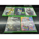 Lote 5 Jogos Kit Xbox One The Witcher Halo Just Dance