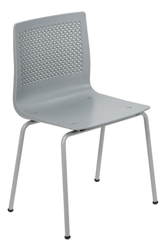 Silla Plastica Apilable Anana Diseño Comedor Cocina Reforzad Estructura De La Silla Patas Grises Asiento Asiento Plástico Gris Diseño De La Tela No Tiene Tela