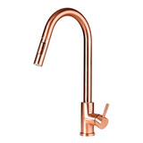 Torneira Gourmet Cozinha Inox Escovado Iriri - Rose Gold Cor Dourado-escuro