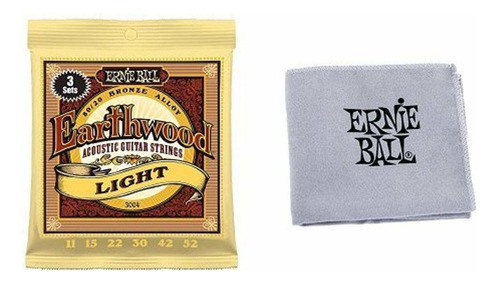 Ernie Ball 3004 earthwood Silk & Steel Conjuntos De Luz 8