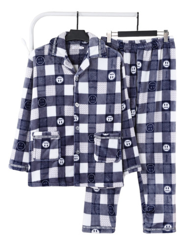 Pijama Invierno Polar Para Hombre Día Del Padre