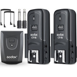 Rádio Flash Godox Ct-16 - Transmissor + 2 Receptores