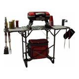 Mesa Plegable Asador Soporte Campamento O Auxiliar Cuisinart