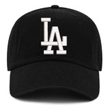 Gorro Jockey Curvo Los Angeles Dodgers Mlb Bordado