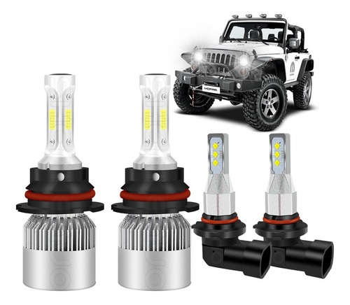 Fwefww Kit De Focos Led 9145 9007 Para 2002-06 Mercury