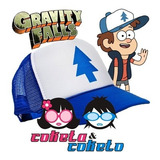 Gorras Gravity Falls Dipper Mabel Estampada Acolchada Vinilo