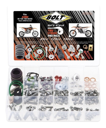 Kit Bulones Euro Style Ktm 2 Tiempos 200/250/300cc One Motos