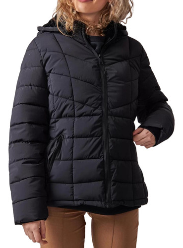 Campera Mujer Inflable Abrigada Con Capucha Chelsea Market