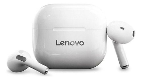 Auriculares In-ear Lenovo Livepods Lp40 Blanco Con Luz Led