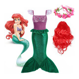 -disfraz De Sirenita Para Niña, Vestido De Princesa Ariel, 3