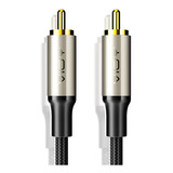 Cable De Audio Coaxial Rca Macho A Macho | Negro