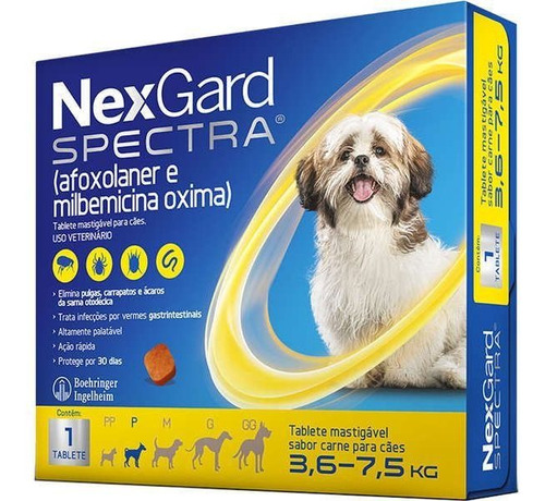 Nexgard Spectra 3,6-7,5kg  