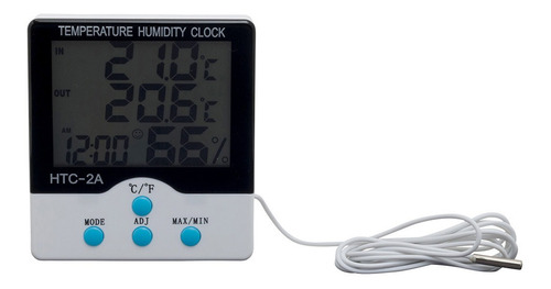 Termô Higrômetro Termômetro Com Sonda Temperatura Max E Min