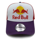 Jockey Red Bull Estilo Malla Gorra Violeta/rojo
