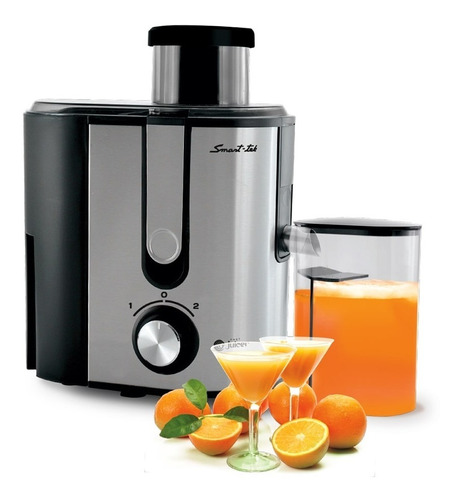 Juguera Smart Tek Fast Juicer 600w 350ml 2 Velocidades Color Gris Oscuro