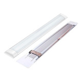 Luminária Tubular Sobrepor Led Linear 60cm 18w Branco Frio