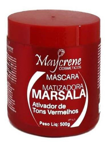 Máscara Matizador Marsala Maycrene 500g