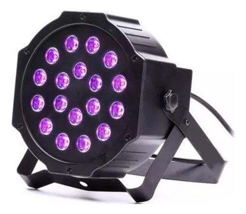 Foco18 Led Uv Negro Luz Dmx Fiesta Fluo