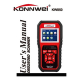 Atenção (manual) Do Scanner Automotivo  Kw850 