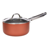 Panela Com Tampa De Vidro Curry Ø16cm 1,45l Cobre - Brinox