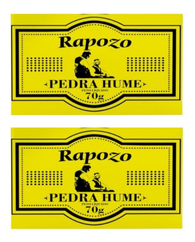 Kit 02 Pedra Hume 70g Adstrigente  Anti-séptico - Rapozo