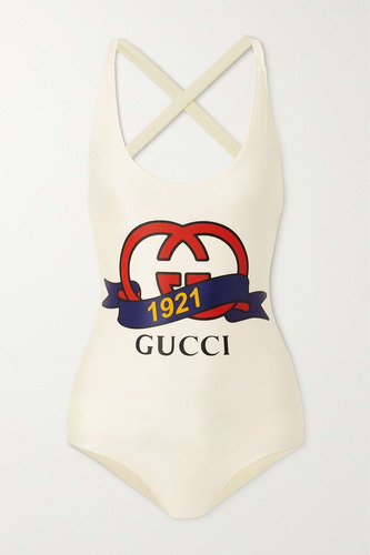 Traje De Baño Tipo Gucci Mujer 1 Pieza 