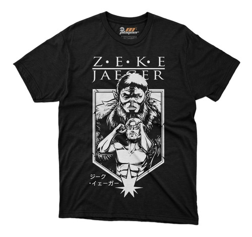 Playera Attack On Titan Zeke Jaeger Bestia Shingeki No Kyoji