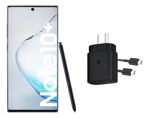 Samsung Galaxy Note10+ 256 Gb Aura Black 12 Gb Ram Muy Bueno