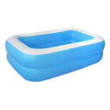 Piscina Inflable Para Niños Y Familia, Azul, Uso Interior/ex