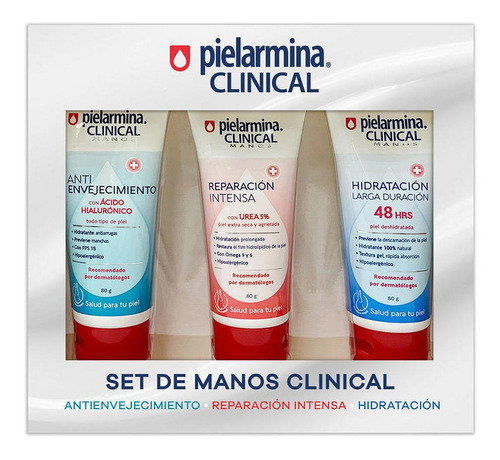 Set Cremas De Manos Pielarmina Clinical