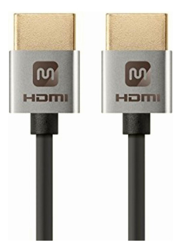 Monoprice 113587 High Speed Hdmi Cable, Ultra Slim Series,