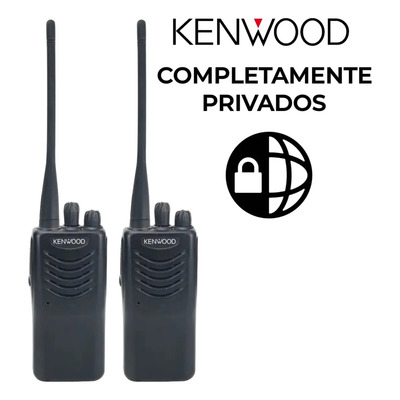 2 Radios Kenwood Completamente Privados Tk-3000 Negro Tk-3000 | Meses sin interés