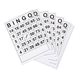 60 Piezas Bingo Tarjetas De Juego 1 En Una Sola 60 Hojas 60