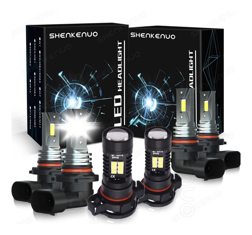 Kit De Faros Antiniebla Led 9005 9006 2504 18000lm Canbus