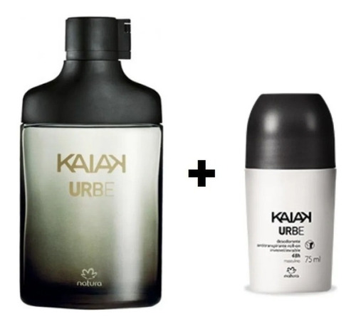 Natura Combo Perfume Masculino Kaiak Urbe + Deo Roll On