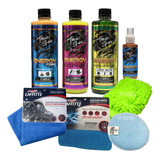 Kit Lavado Auto Toxic Shine Completo Energy Shampoo Sellador