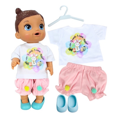 Kit Roupa Boneca Baby Alive - Conjunto Páscoa - Casinha 4