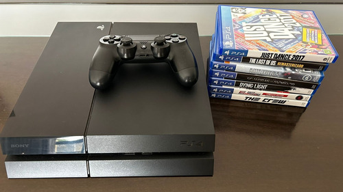 Ps4 500gb Com 1 Controle + 7 Jogos