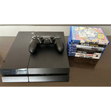 Ps4 500gb Com 1 Controle + 7 Jogos