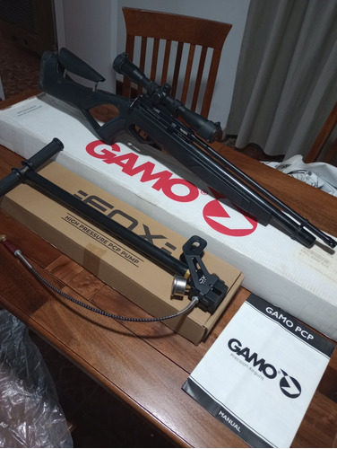 Rifle Aire Comprimido Gamo Coyote Pcp Cal. 5.5mm Black Polim